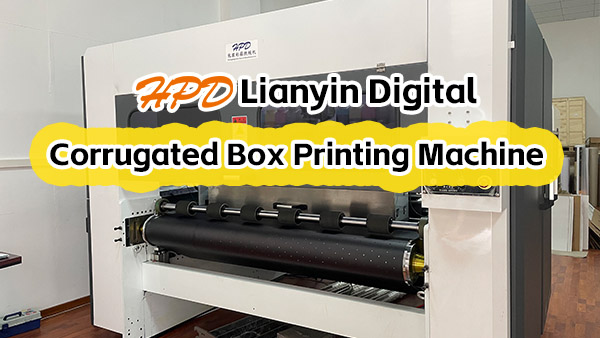 Singlepass High-Speed Corrugated Box Printing Machine